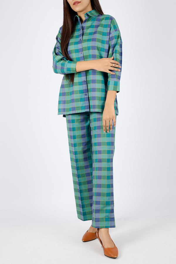 Printed Khaddar Stitched 2 Piece (Shirt/Trouser)