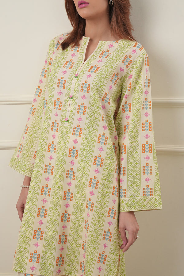 Printed Lawn Stitched Shirt