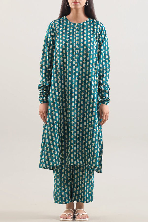 Printed Lawn Stitched 2 Piece (Shirt/Trouser)