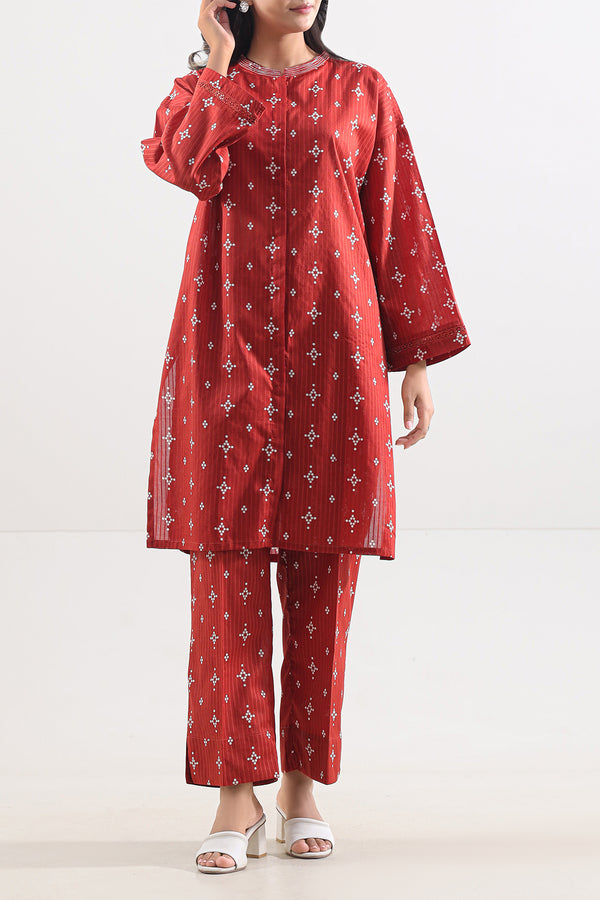 Printed Lawn Stitched 2 Piece (Shirt/Trouser)