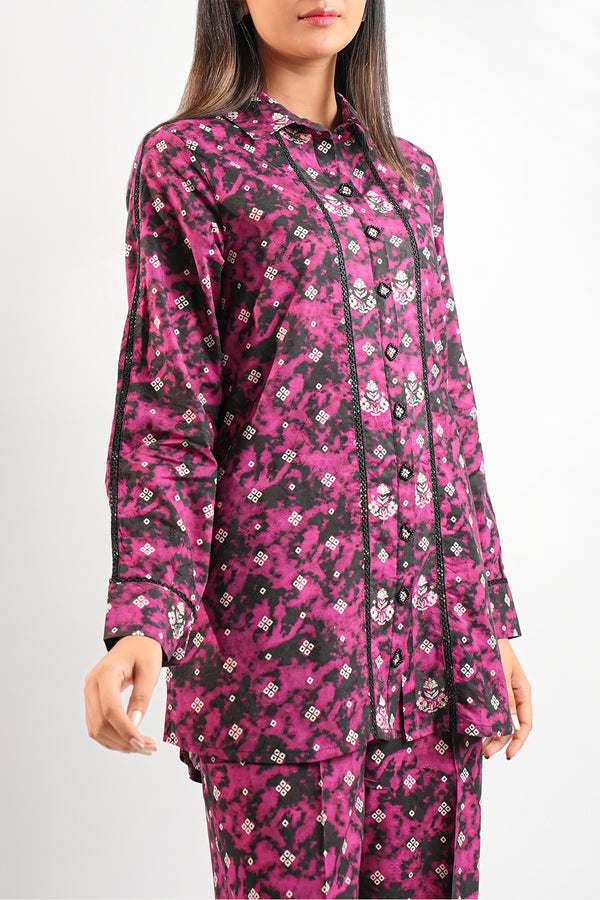 Printed Lawn Stitched 2 Piece (Shirt/Trouser)