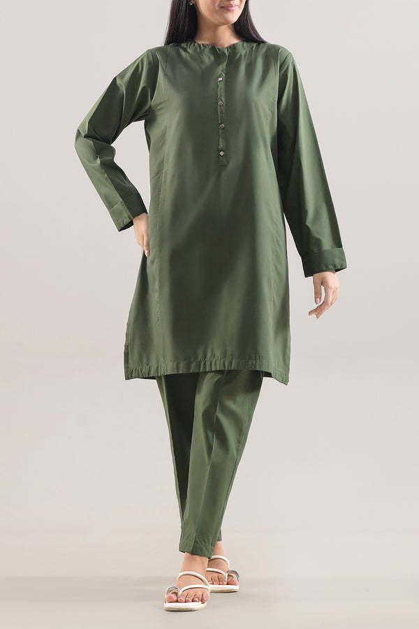Solid Easy Care Fabric Stitched 2 Piece (Shirt/Trouser)