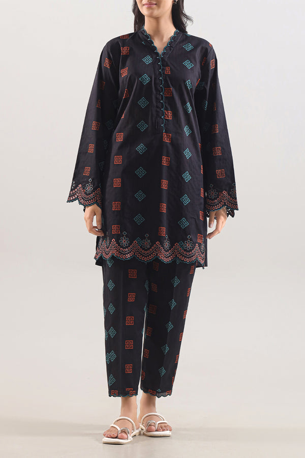 Printed Embroidered Lawn Stitched 2 Piece (Shirt/Trouser)