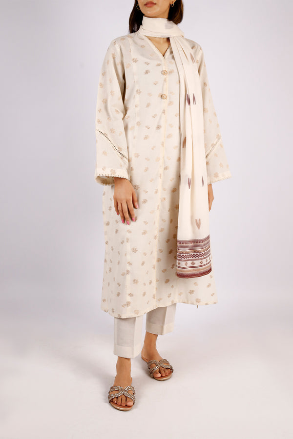 Cotton Jacquard Stole