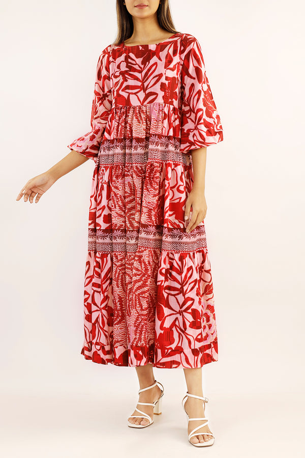 Unstitched Printed Lawn 2 Piece (Shirt/Dupatta)