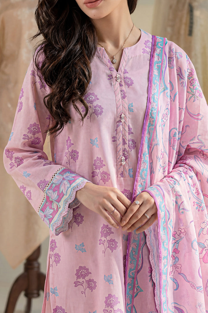 Unstitched Printed Lawn 3 Piece – SAYA