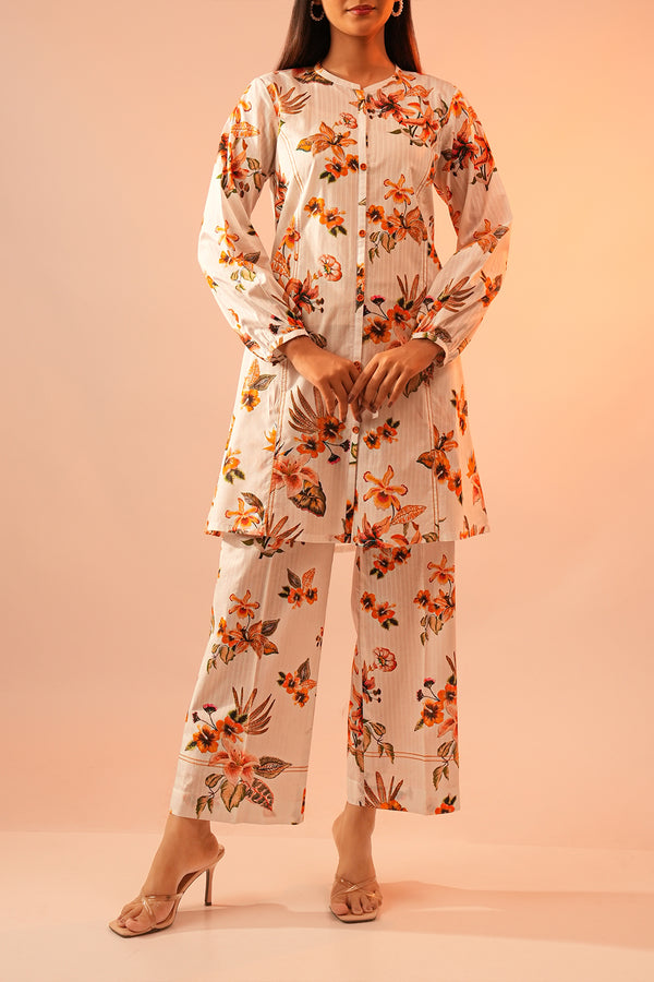 Unstitched Printed Lawn 2 Piece (Shirt/Trouser)