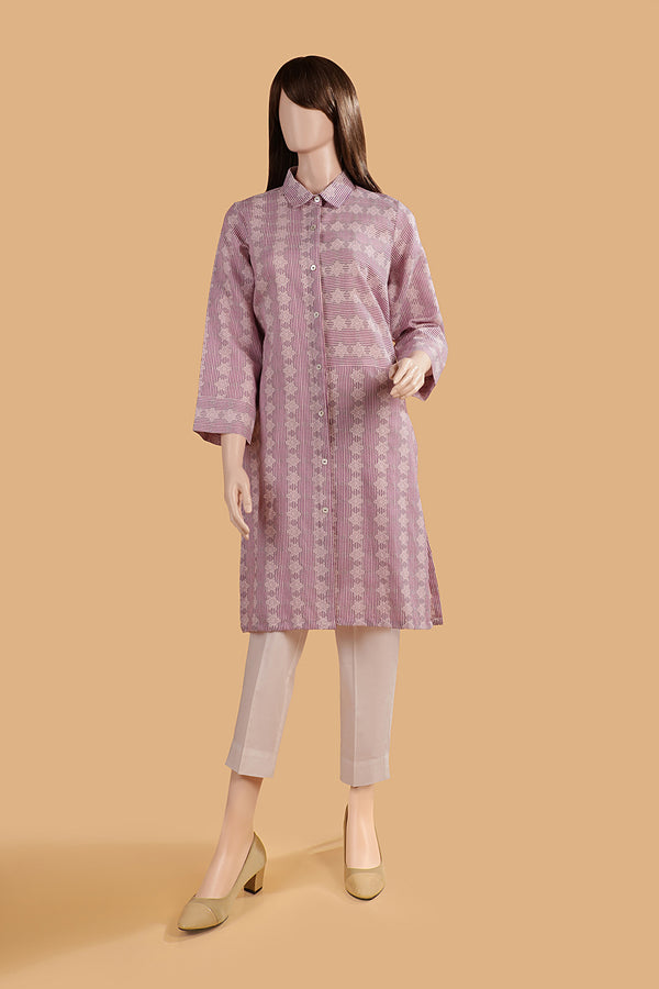 Unstitched Jacquard Cotton Shirt