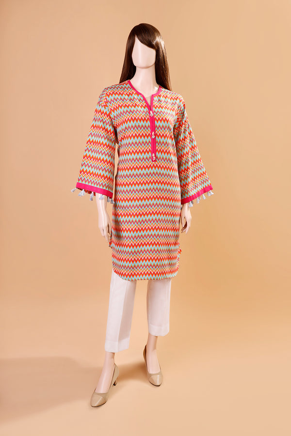 Unstitched Printed Khaddar Shirt