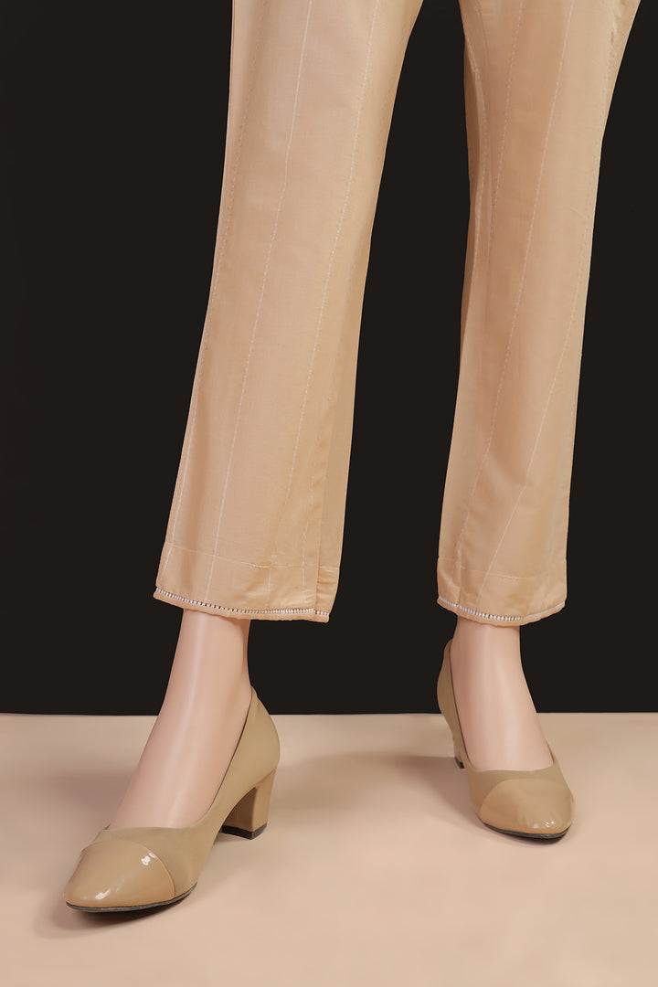 cambric pant in beige color