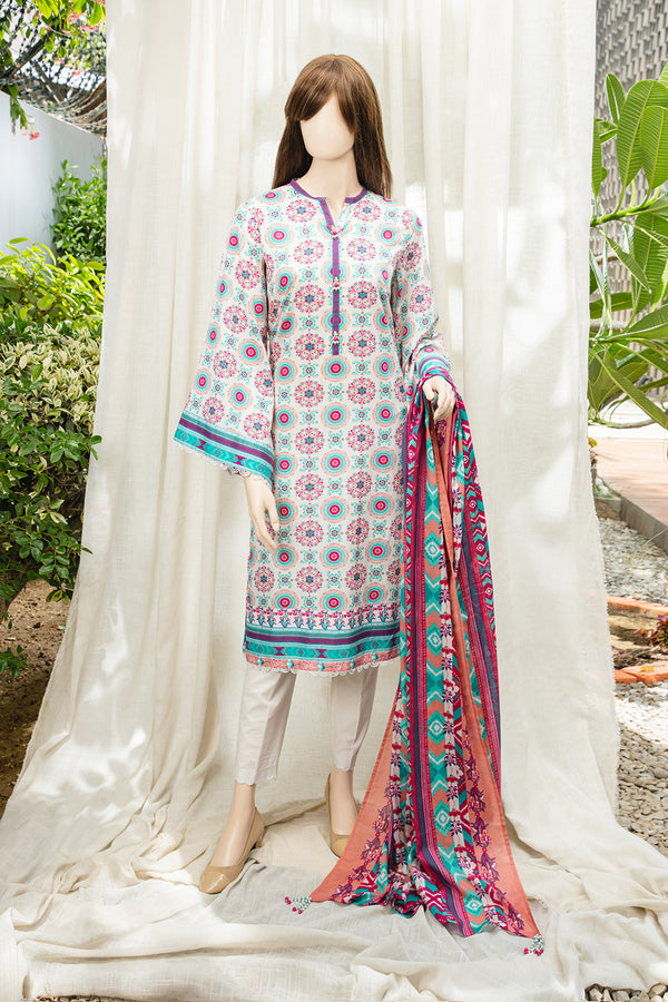 Unstitched Printed Lawn 2 Piece (Shirt/Dupatta) <b>SPECIAL PRICE</b>