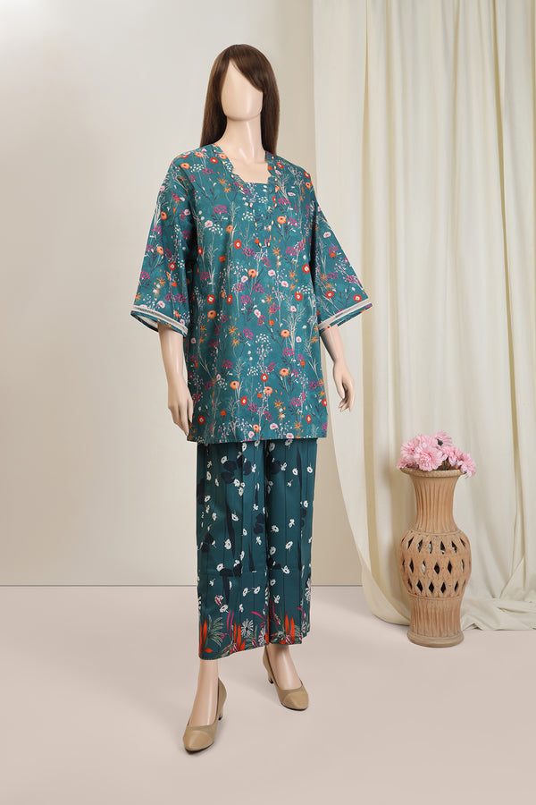 Unstitched Printed Lawn 2 Piece (Shirt/Trouser)