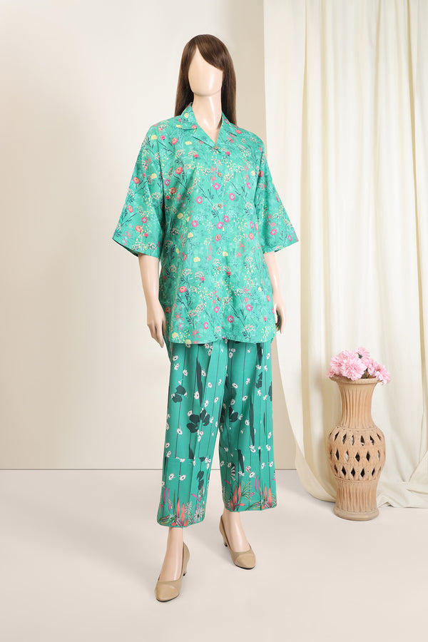 Unstitched Printed Lawn 2 Piece (Shirt/Trouser)