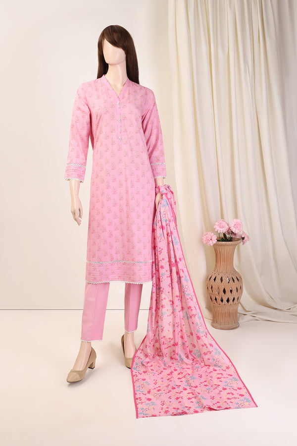 Unstitched Printed Lawn 3 Piece (Saffron by SAYA)