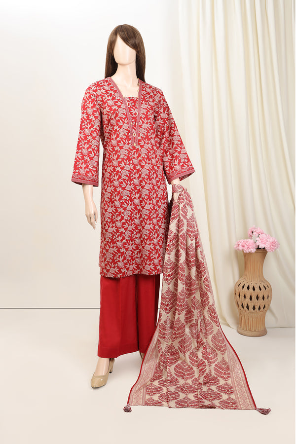 Unstitched Printed Lawn 3 Piece (Saffron by SAYA)