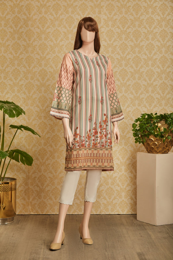 Printed Lawn Stitched Shirt