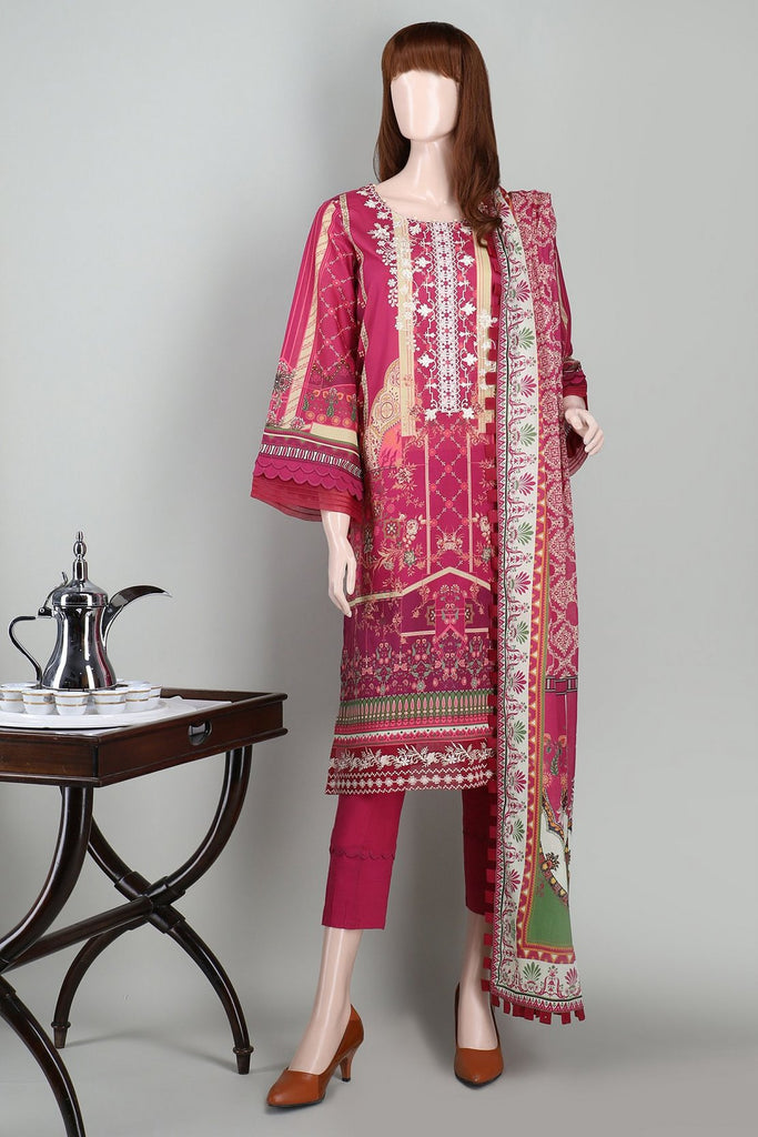 Printed Embroidered Lawn Shirt