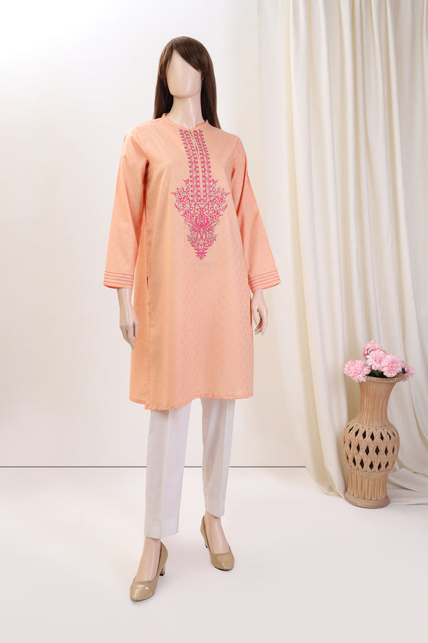 Embroidered Jacquard Lawn Stitched Shirt