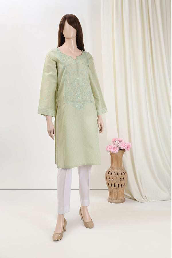 Embroidered Jacquard Lawn Stitched Shirt