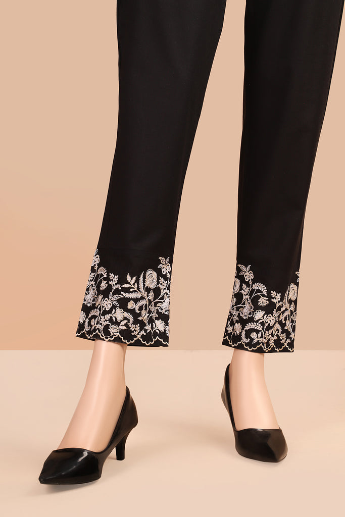Embroidered Cambric Pants