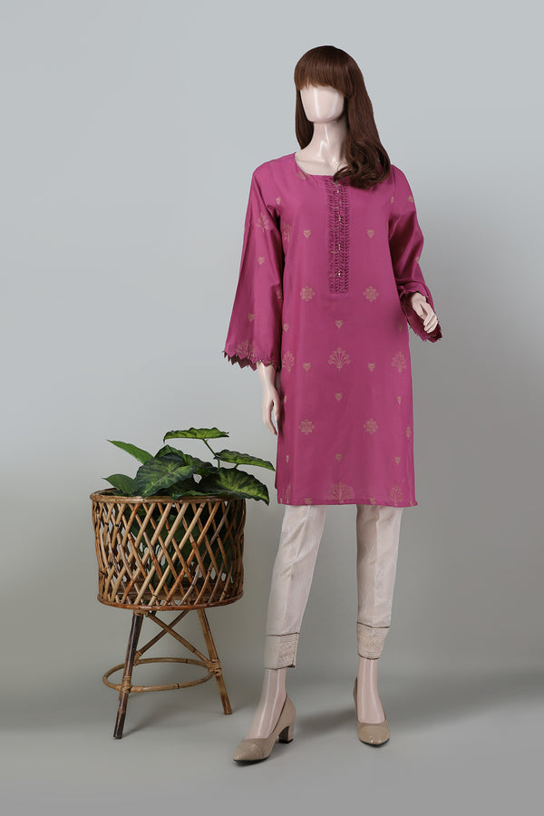 Unstitched Jacquard Cotton Shirt