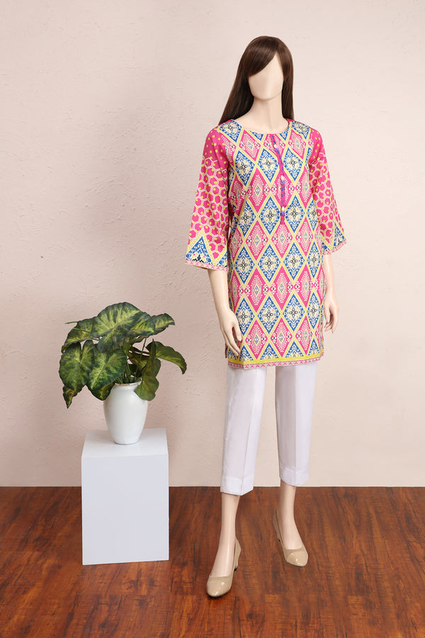 Printed Lawn Stitched Shirt