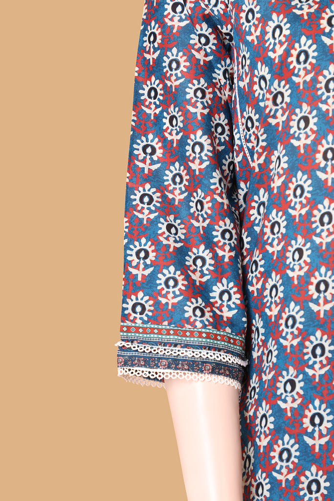 Printed Lawn Stitched 2 Piece (Shirt/Trouser)
