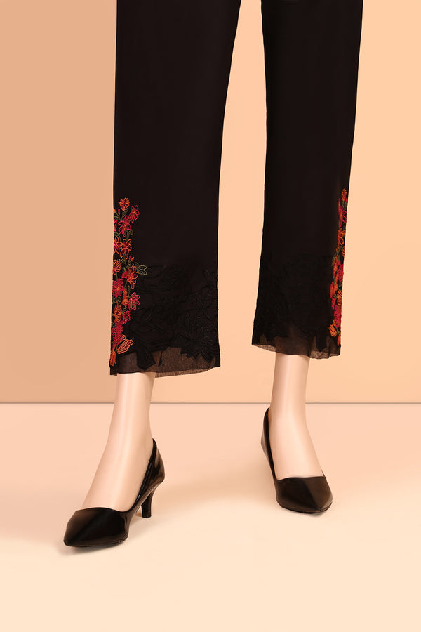 Embroidered Cambric Pants